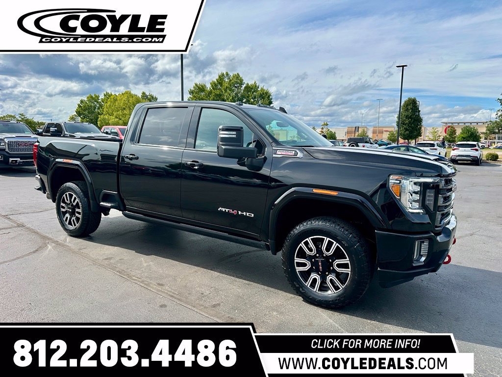 Used 2022 Black GMC AT4 image 1