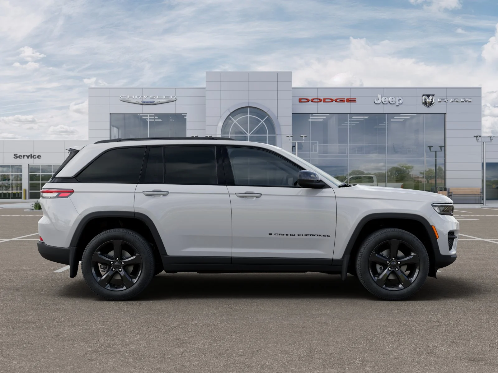 New 2025 Bright White Clear-Coat Exterior Paint Jeep Altitude X image 55