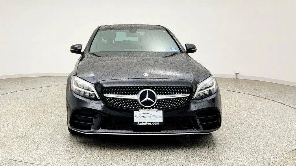 Used 2020 Black Mercedes-Benz C 300 4MATIC Sedan w/ AMG® Line & Premium Pkgs & Panorama Sunroof image 2