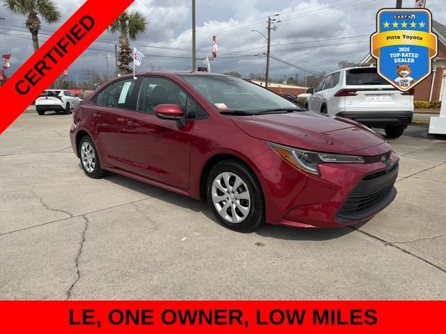 Certified Used 2024 Red Toyota LE image 3