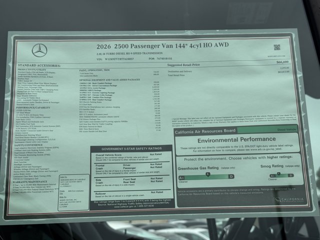 New 2026 Stone Gray Mercedes-Benz Passenger 144 WB image 12