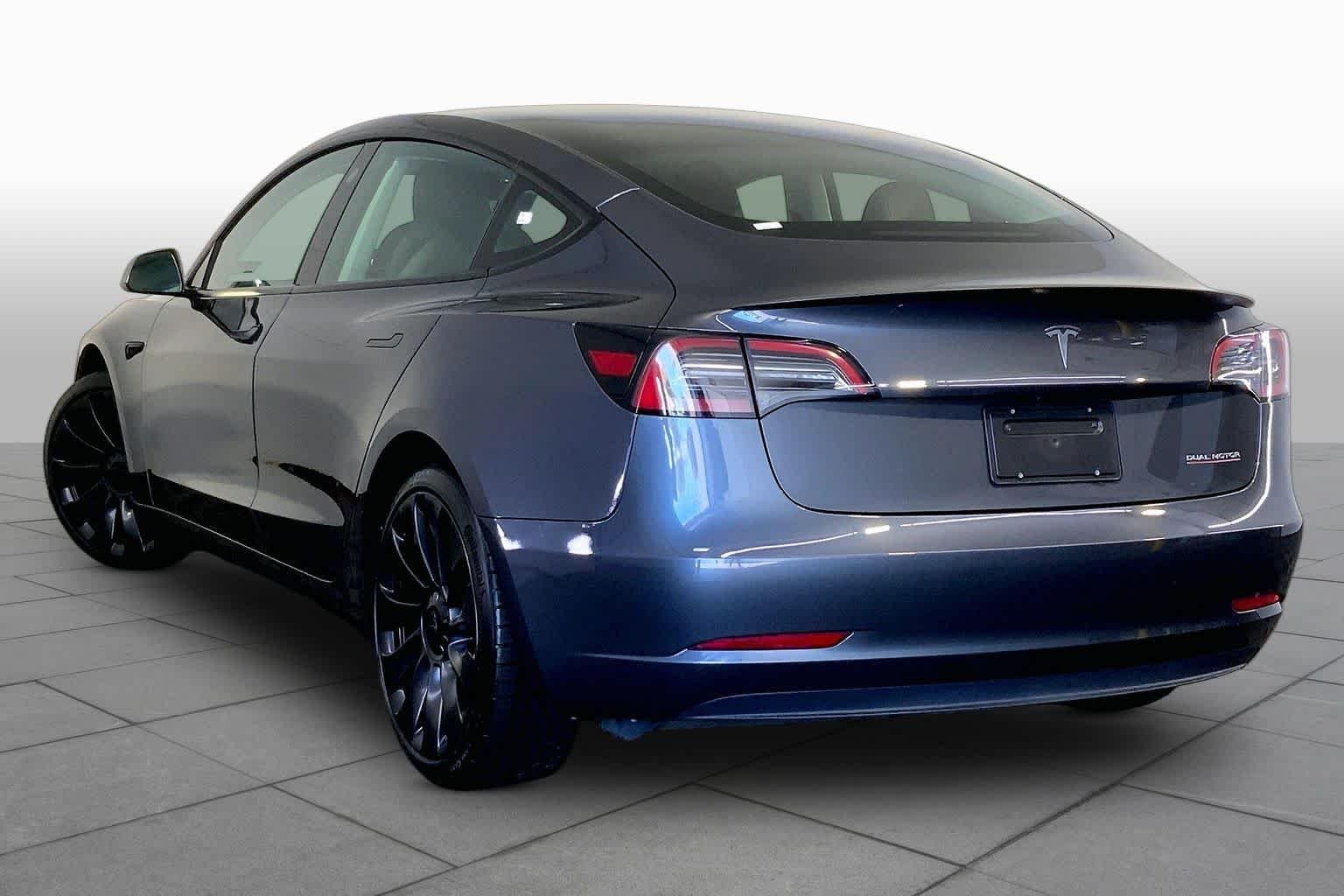 Used 2023 Deep Blue Metallic Tesla Performance image 11