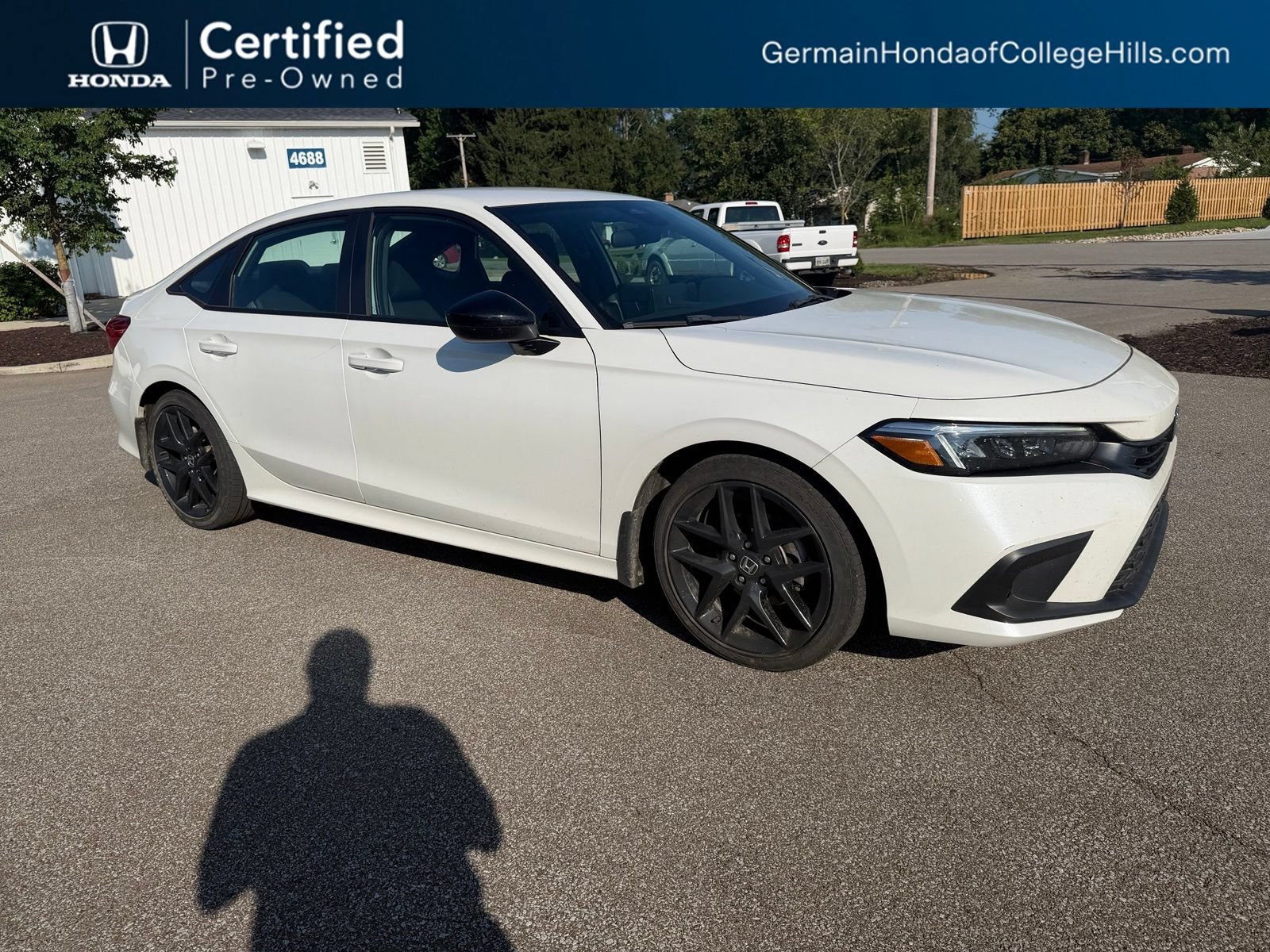 Certified Used 2024 Platinum White Pearl Honda 2.0L 4D SPORT image 27