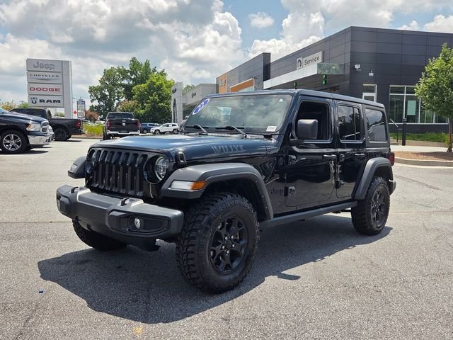 Used 2022 Black Jeep Unlimited Willys image 3