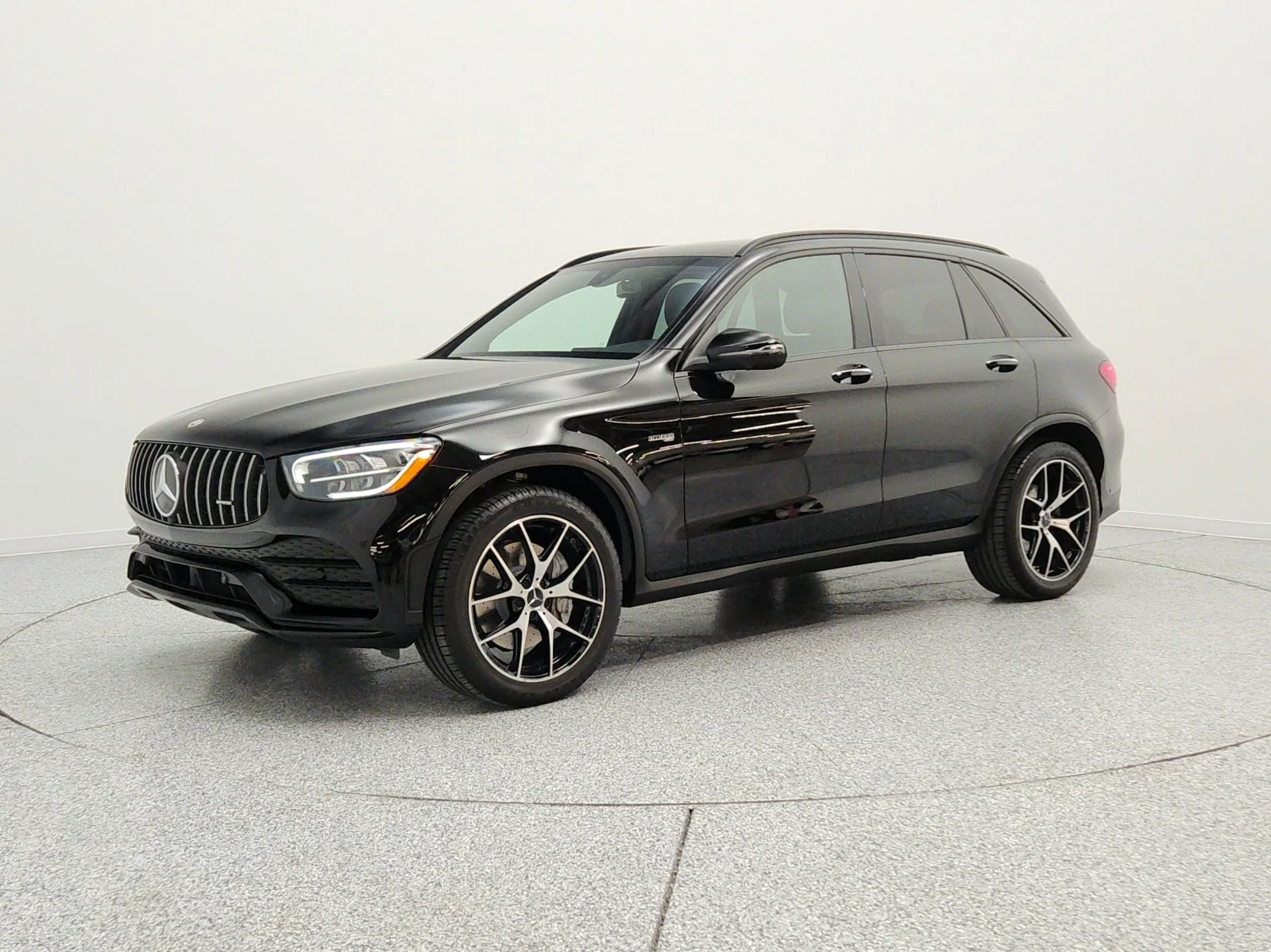 Used 2021 Black Mercedes-Benz AMG® GLC 43 4MATIC SUV image 1