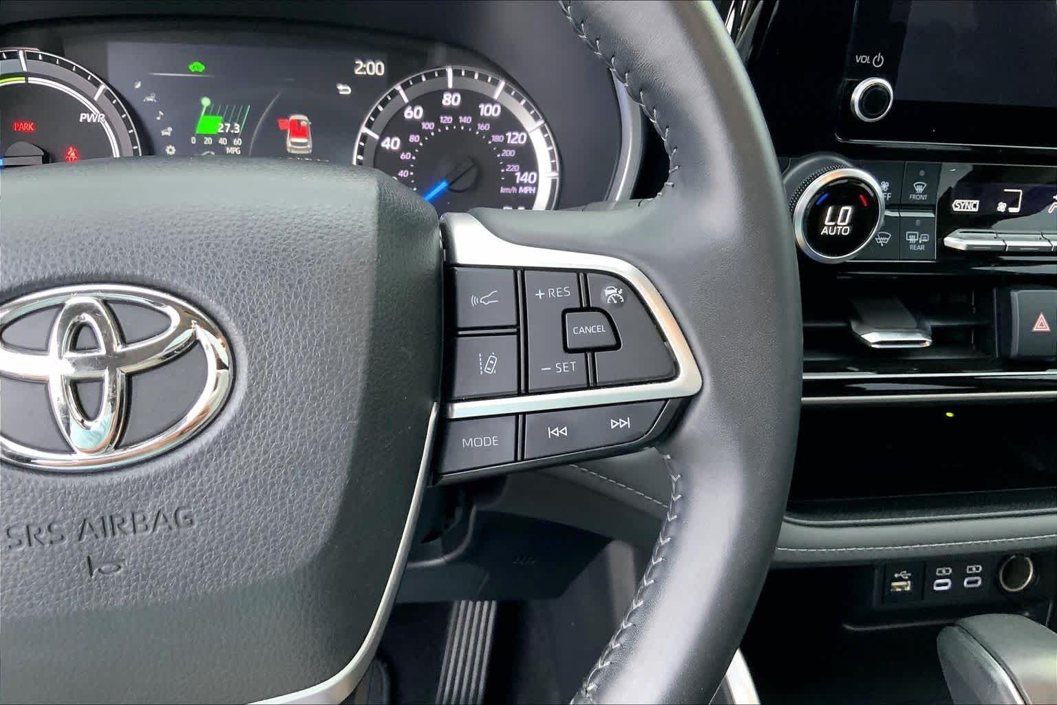 Used 2023 Celestial Silver Metallic Toyota Hybrid XLE image 22