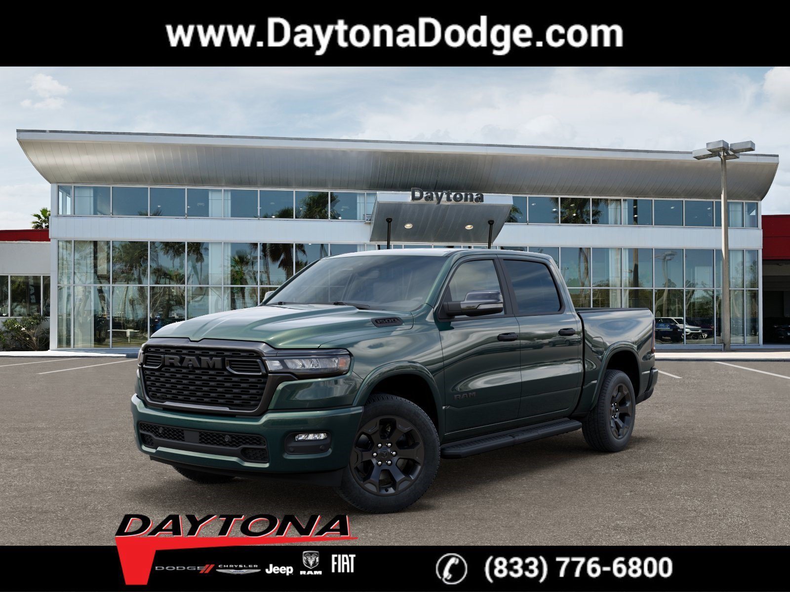 New 2026 Serrano Green Metallic RAM Big Horn image 1