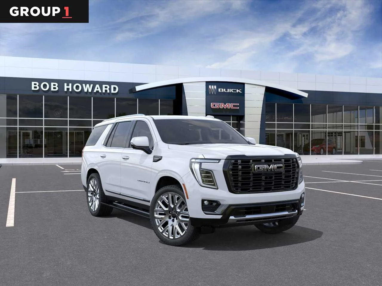 New 2026 Glacier White Tricoat GMC Denali Ultimate image 1