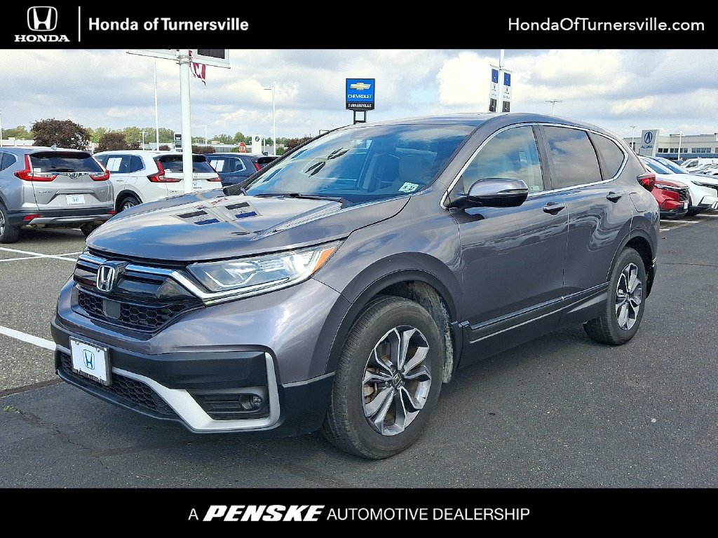 Certified Used 2022 Modern Steel Metallic Honda AWD EX image 1