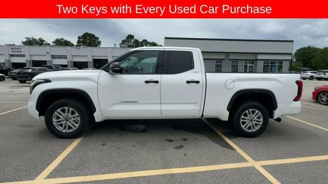 Used 2022 White Toyota SR5 Double Cab 6.5
