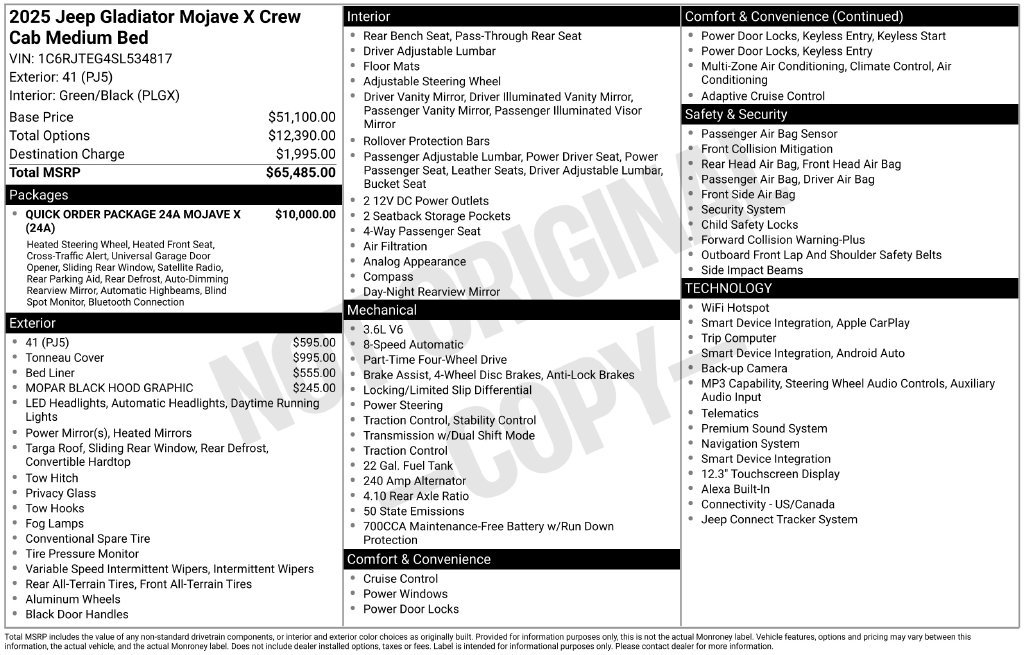 Used 2025 Green Jeep Mojave image 21