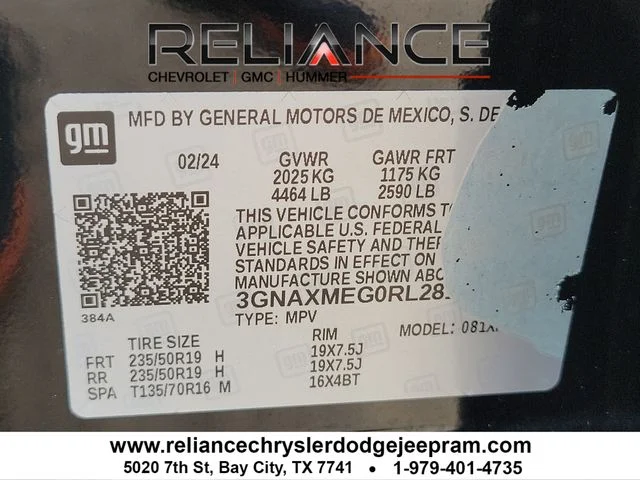 2024 Chevrolet Equinox RS - Photo 8