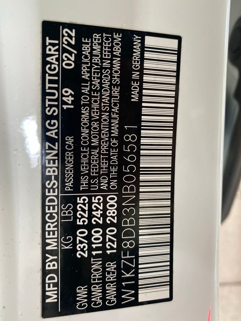 Certified Used 2022 Polar White Mercedes-Benz E 350 image 3