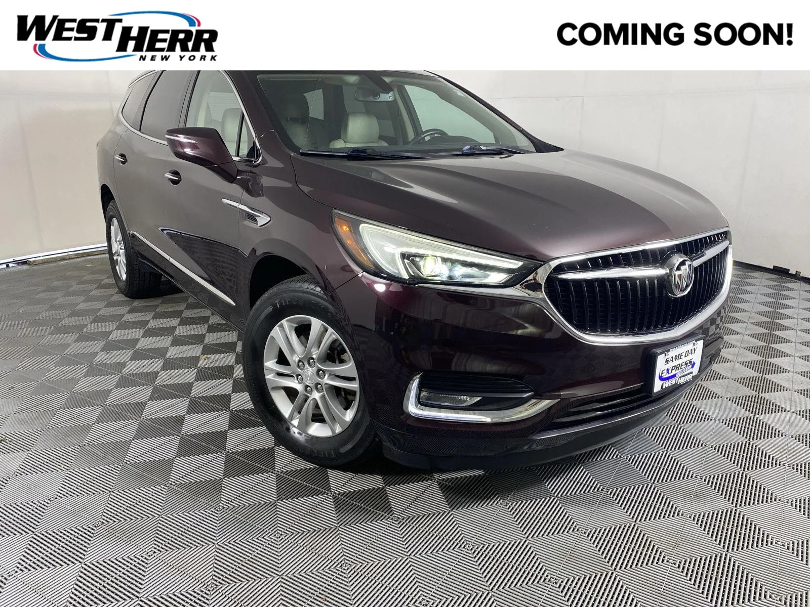 Used 2018 Black Cherry Metallic Buick Essence image 1