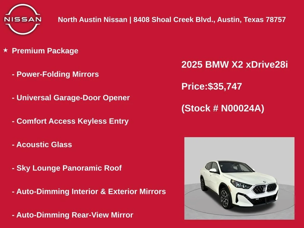 Used 2025 White BMW xDrive28i image 11