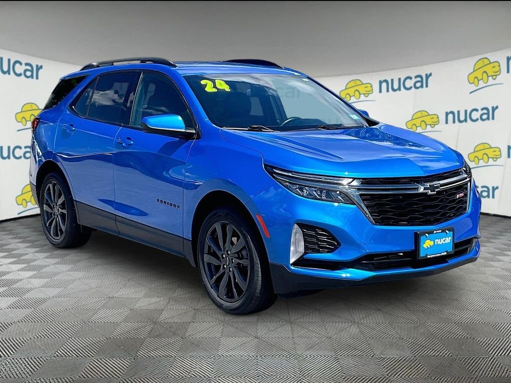 Used 2024 Riptide Blue Metallic Chevrolet RS image 1