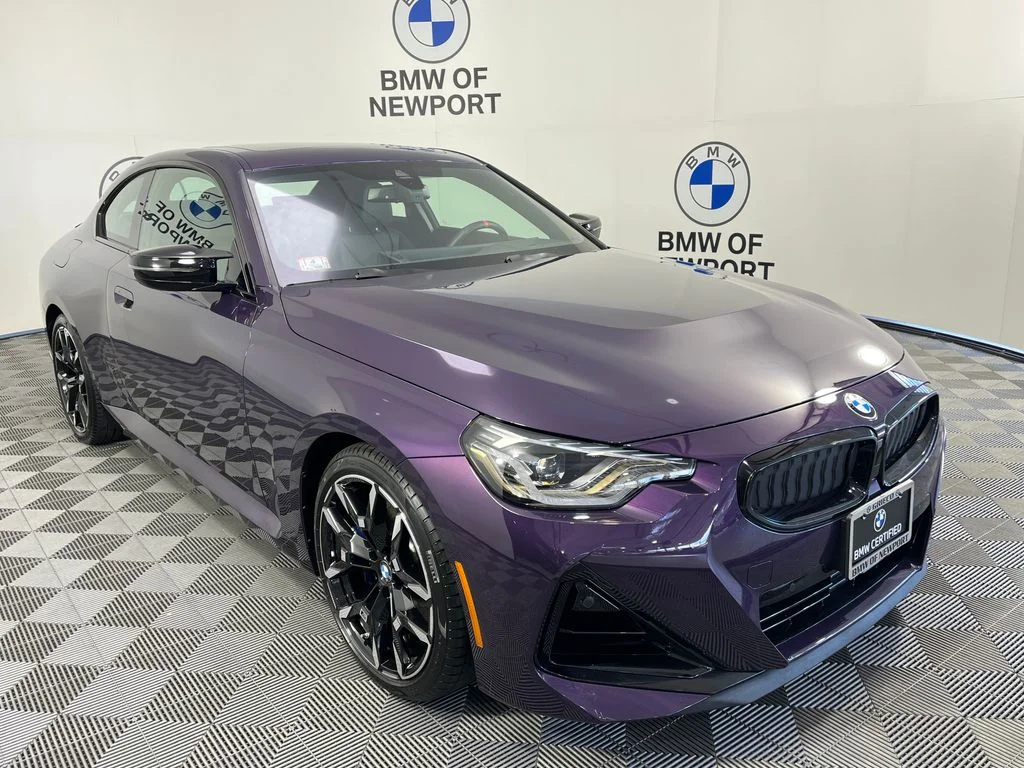 Certified Used 2025 Thundernight Metallic BMW M240i image 1