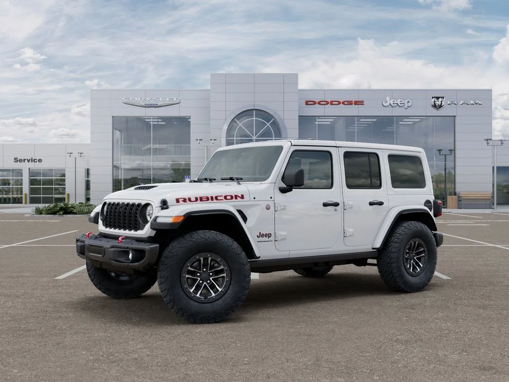 New 2026 Bright White Clearcoat Jeep Rubicon X image 2
