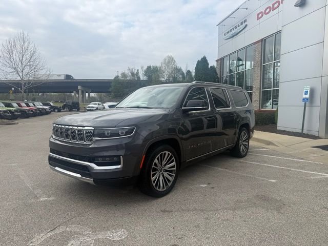 Gray 2024 Jeep Grand Wagoneer L Series III 4WD SUV / Crossover Four-Wheel Drive 8-Speed Automatic