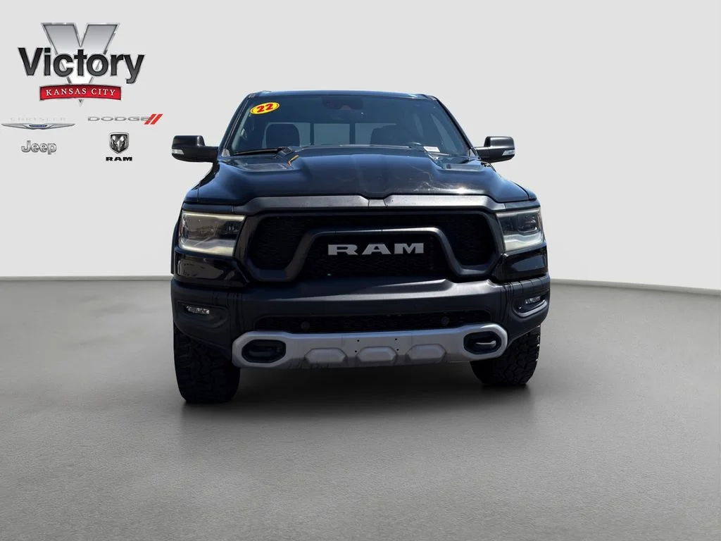 Used 2022 RAM Ram 1500 Pickup Rebel with VIN 1C6SRFLT1NN225178 for sale in Kansas City