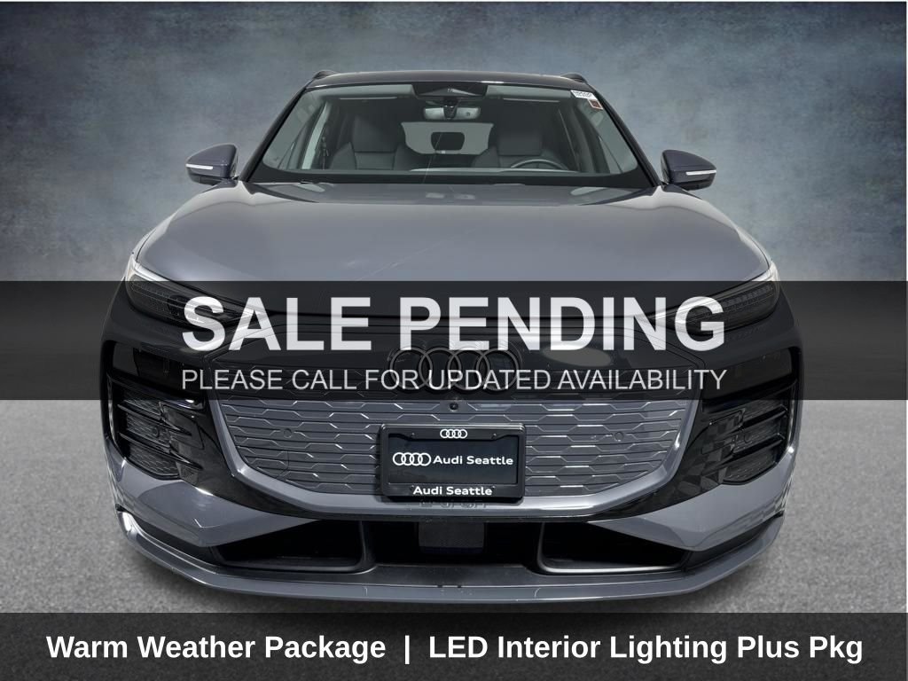 Used 2025 Audi Q6 e-tron Premium Plus with VIN WA124BGF9SA033458 for sale in Seattle, WA