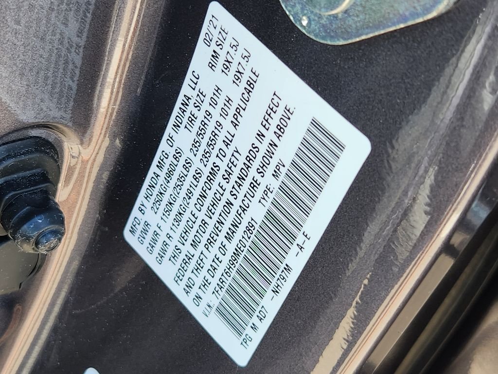2021 Honda CR-V Touring - Photo 15