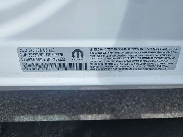New 2026 Bright White Clear-Coat Exterior Paint RAM Tradesman image 30