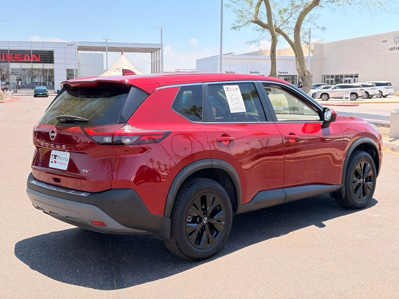 Used 2023 Scarlet Ember Tintcoat Nissan SV image 26