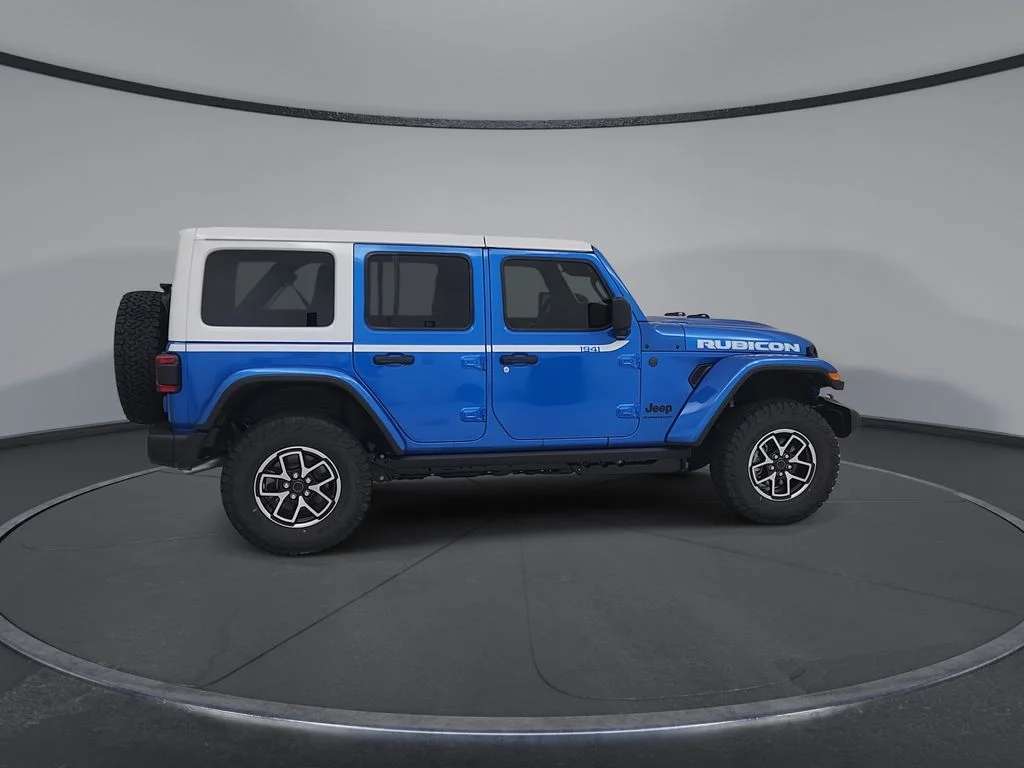 New 2026 Hydro Blue Pearl-Coat Exterior Paint Jeep Rubicon image 16