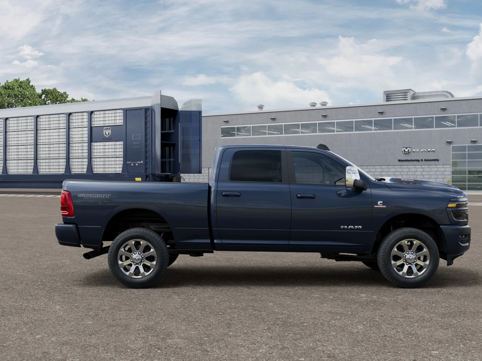 New 2026 Forged Blue Metallic Exterior Paint RAM LARAMIE image 21