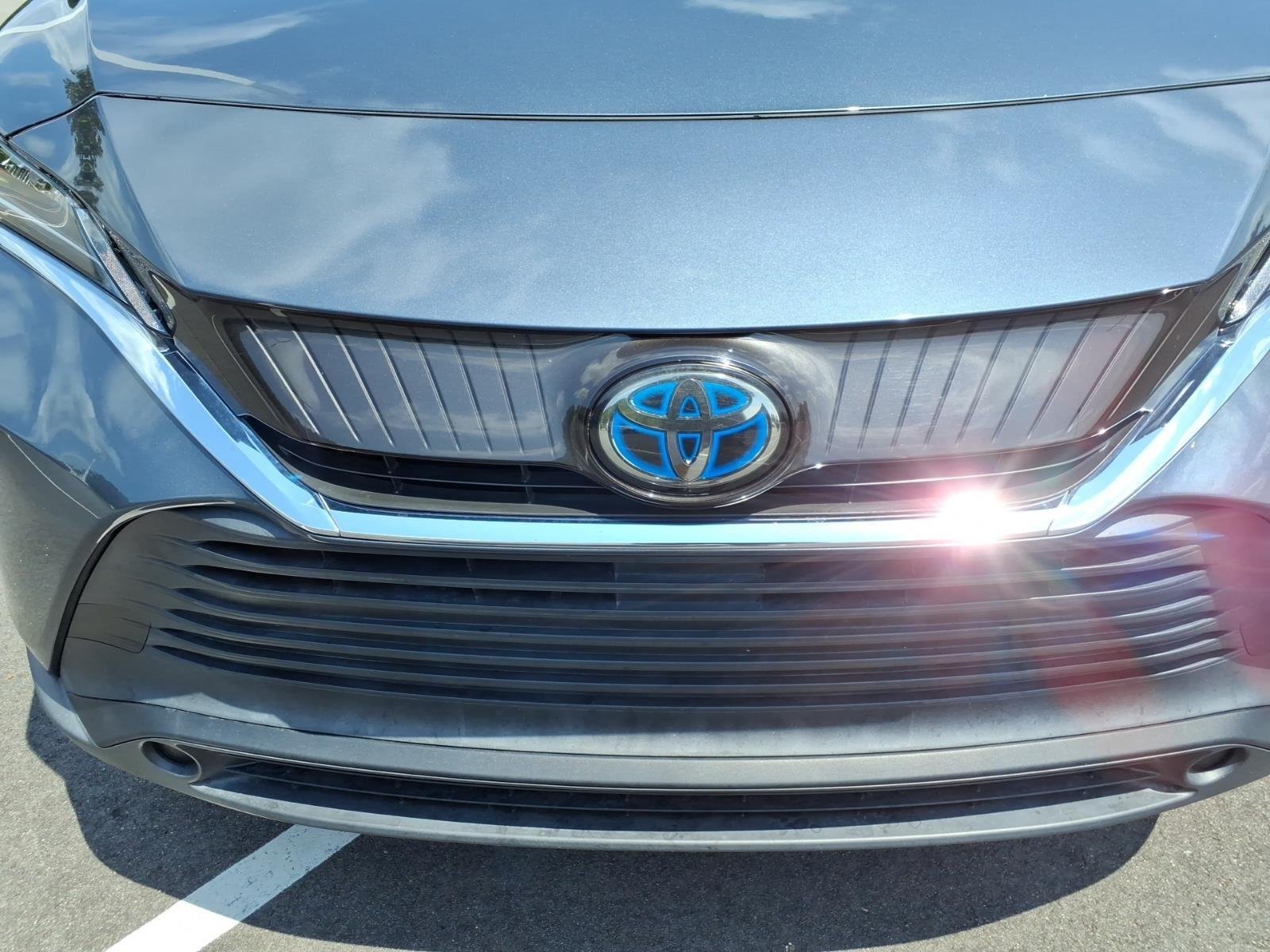 Used 2021 Coastal Gray Metallic Toyota LE image 14