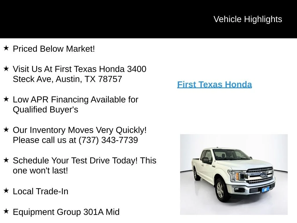 Used 2018 Oxford White Ford XLT image 10