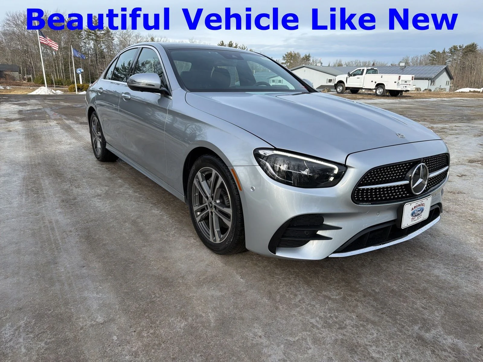 Silver 2021 Mercedes-Benz E-Class E 350 4MATIC Sedan All-Wheel Drive 9-Speed Automatic