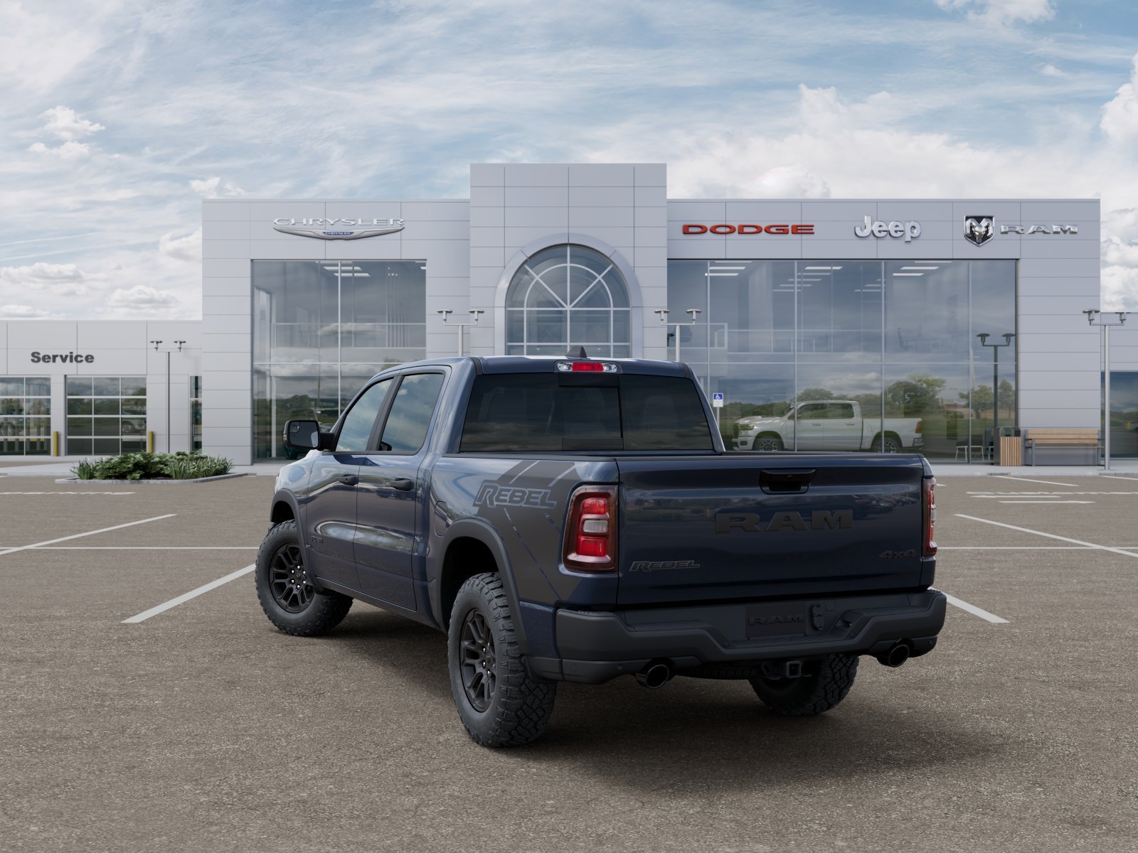 New 2026 Forged Blue Metallic Exterior Paint RAM Rebel image 31