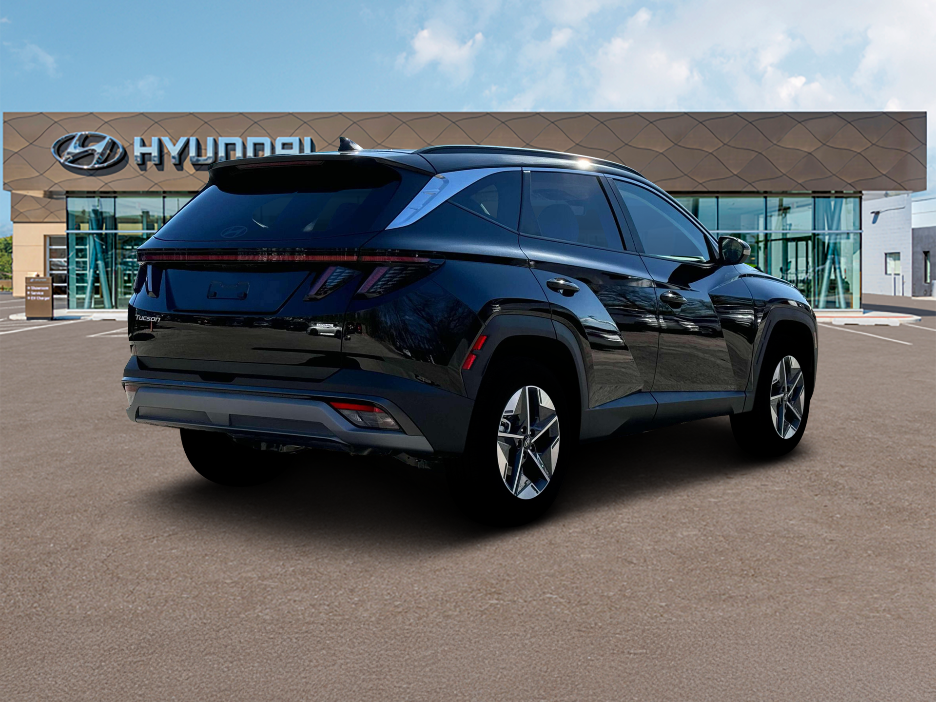 New 2025 Black Hyundai SEL Convenience AWD image 7