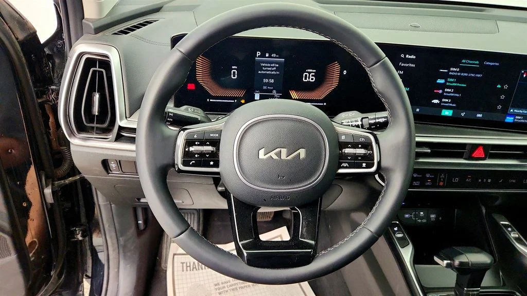 Used 2024 Ebony Black Kia S FWD w/ Panoramic Sunroof Pkg image 12