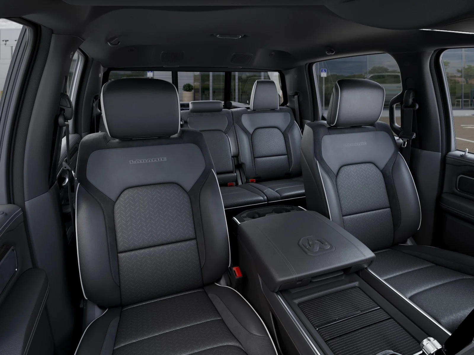 New 2026 Diamond Black Crystal Pearl-Coat Exterior Paint RAM Laramie image 43