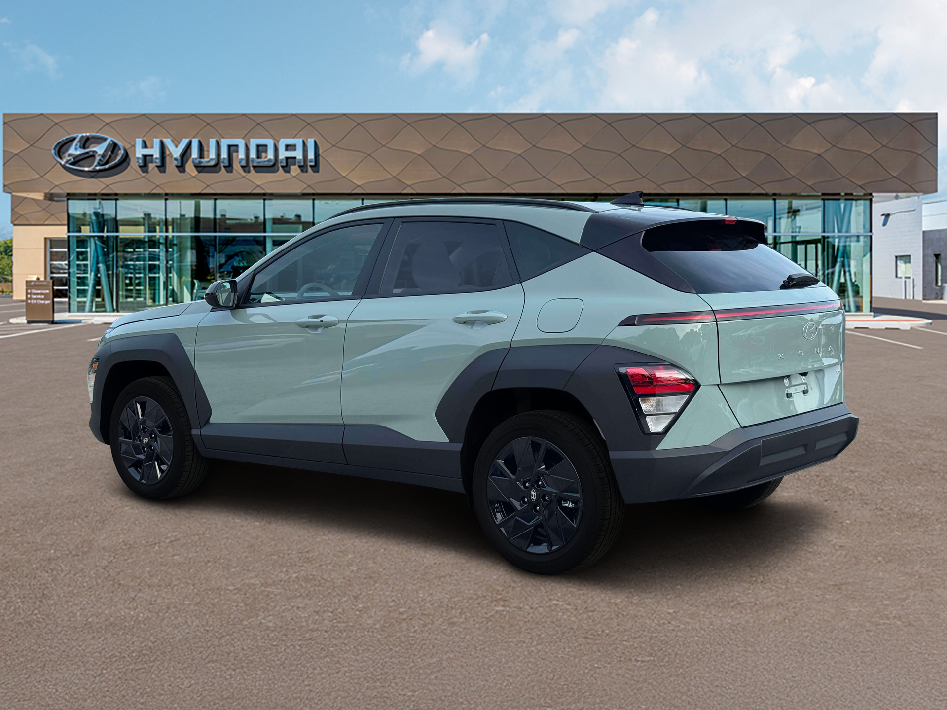 New 2027 Green Hyundai SEL Sport AWD image 4