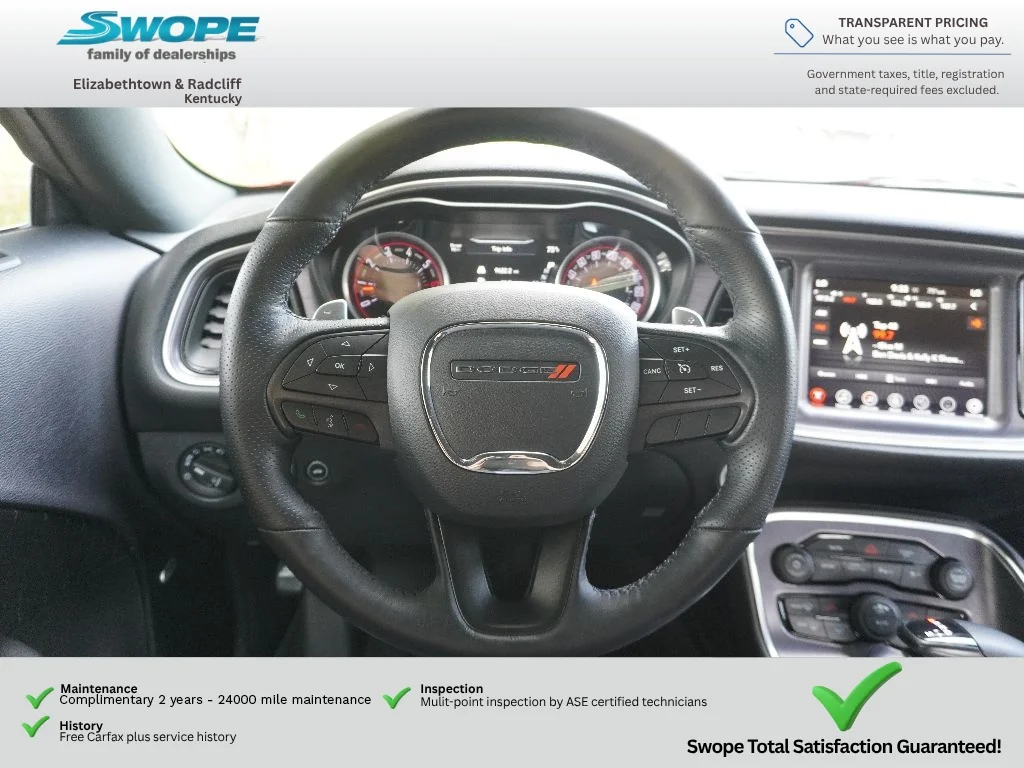 Used 2017 Go Mango Dodge 392 Hemi Scat Pack Shaker image 14