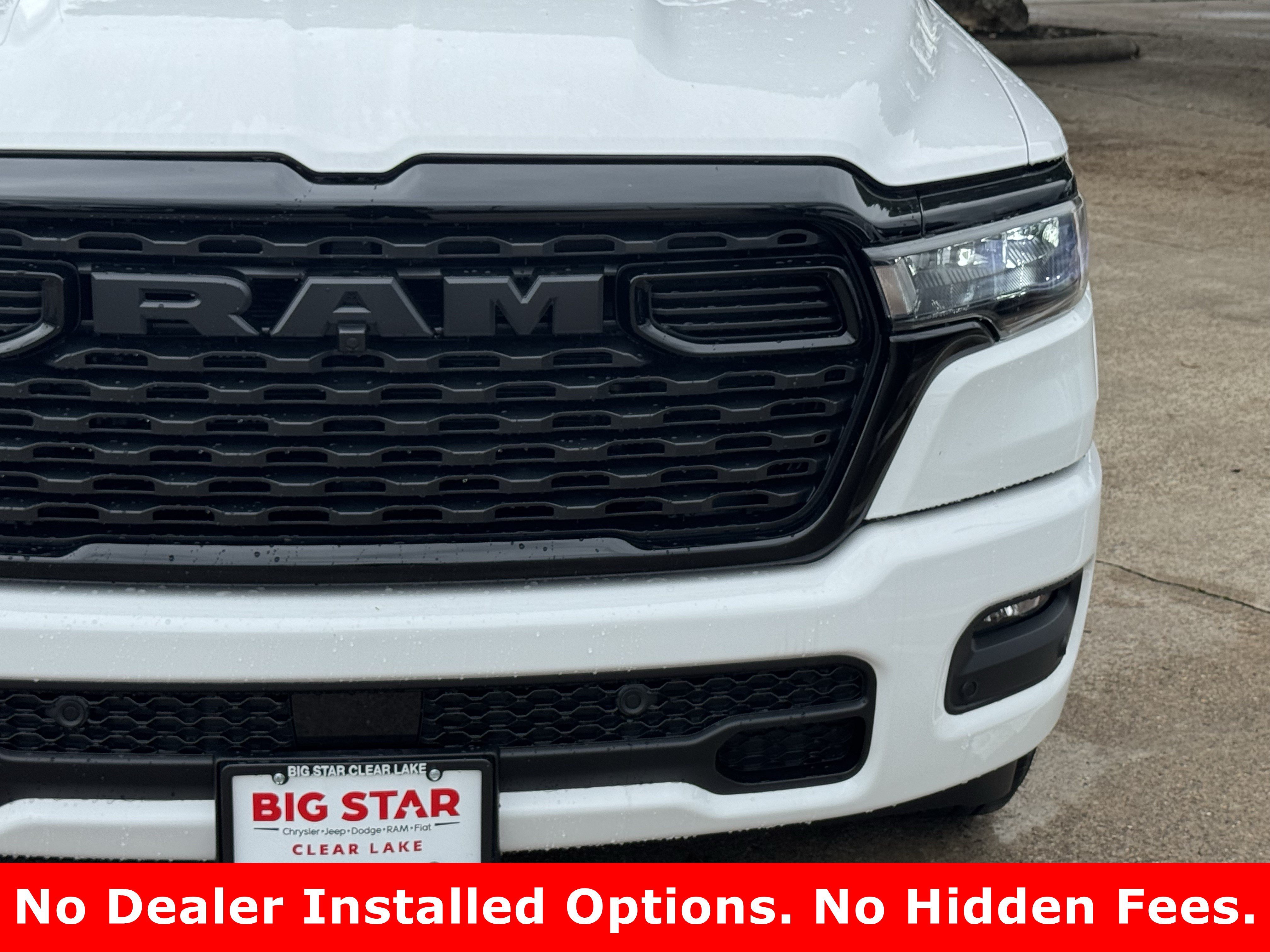 New 2026 Bright White Clearcoat RAM Lone Star image 4
