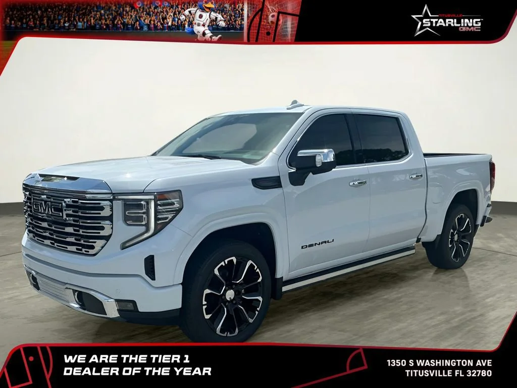 New 2026 Glacier White Tricoat GMC Denali image 1