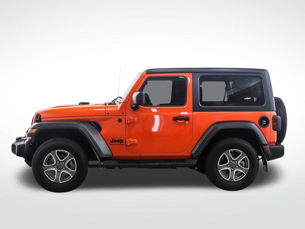 Used 2023 Jeep Wrangler 2-Door Sport S with VIN 1C4GJXANXPW636592 for sale in Minneapolis, Minnesota
