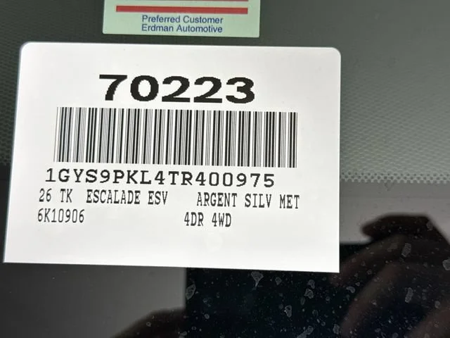 New 2026 Argent Silver Metallic Cadillac Sport image 23