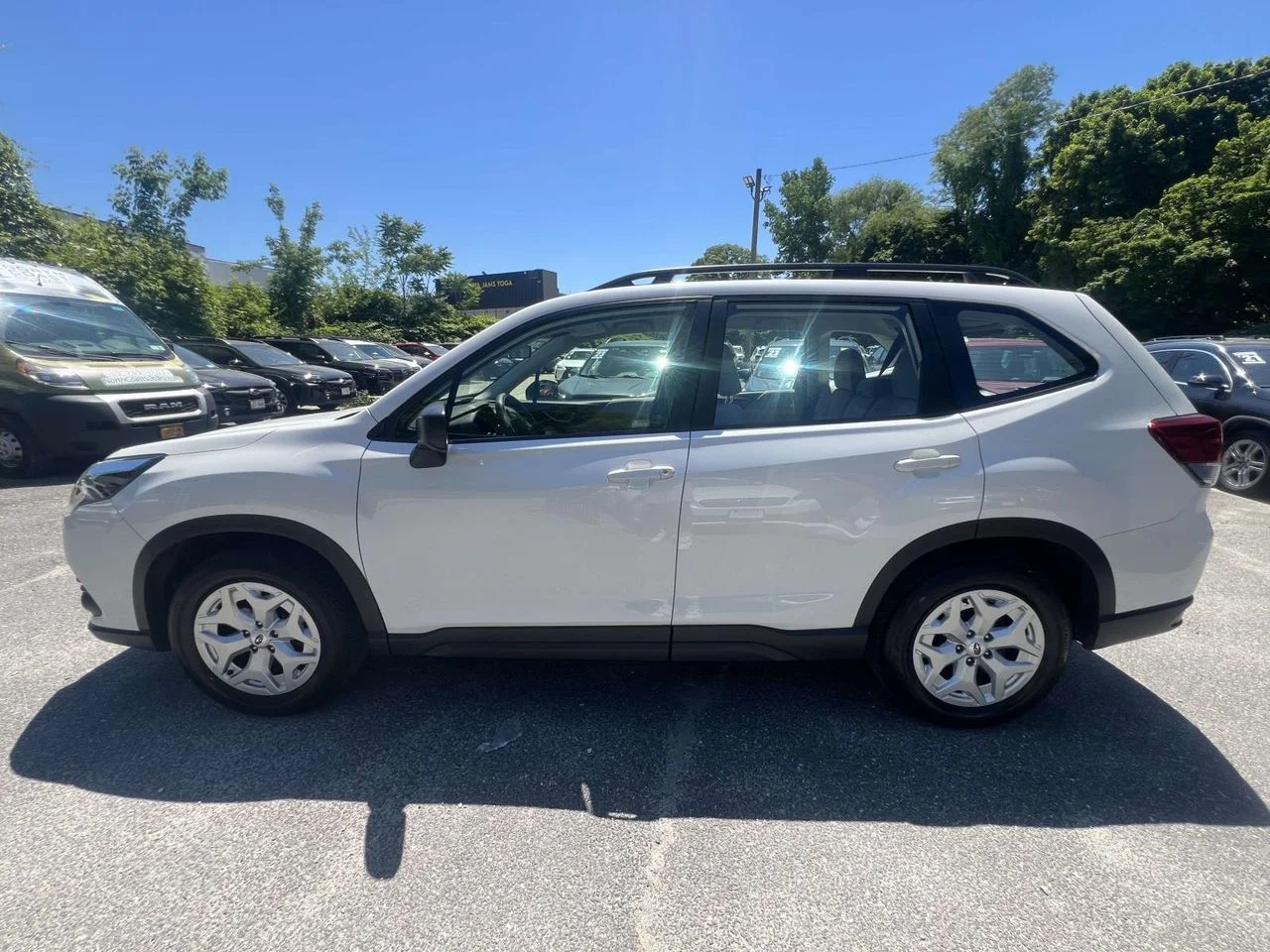 Used 2023 Crystal White Pearl Subaru Base image 4