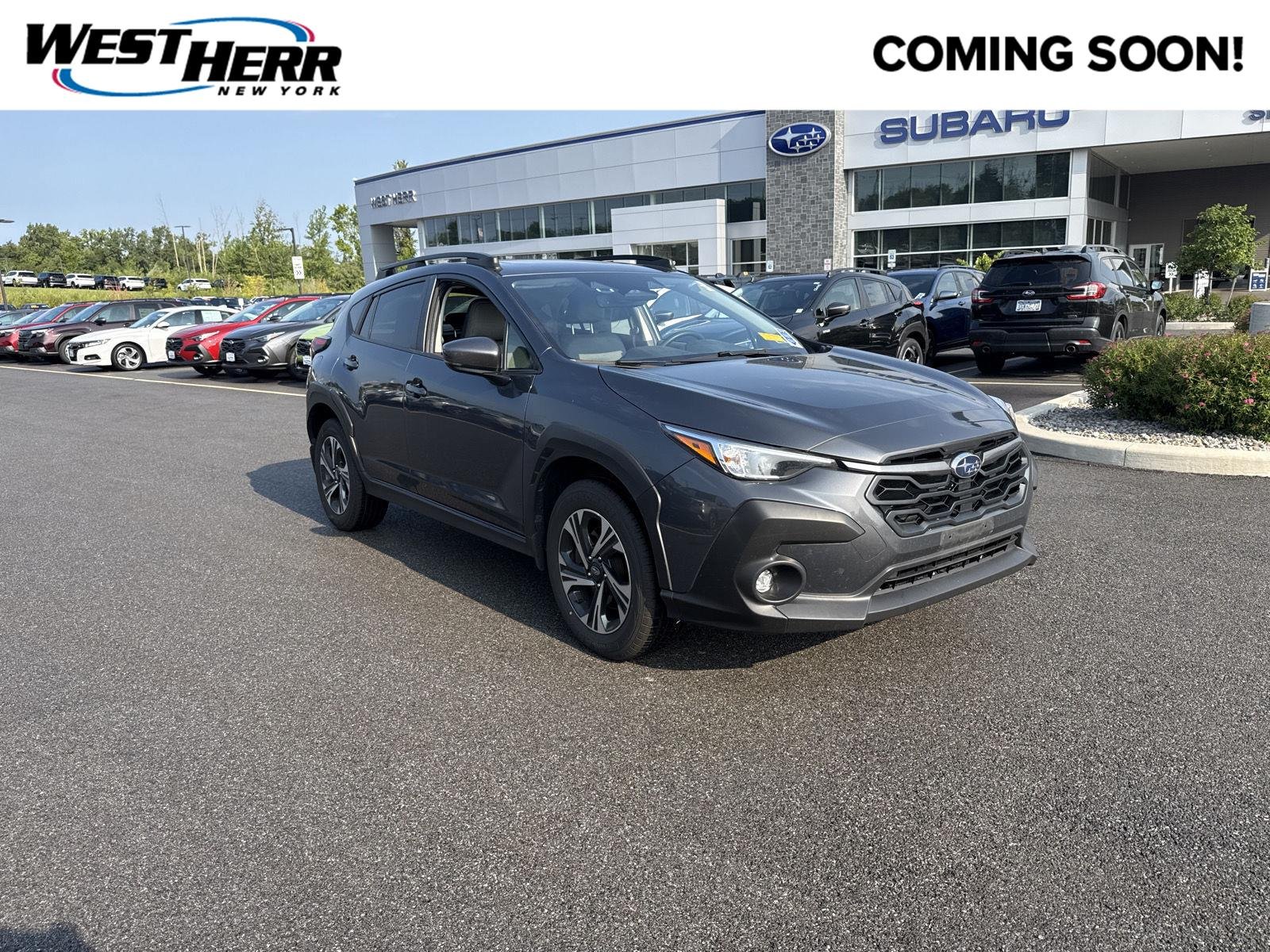 Used 2024 Magnetite Gray Metallic Subaru Premium image 1