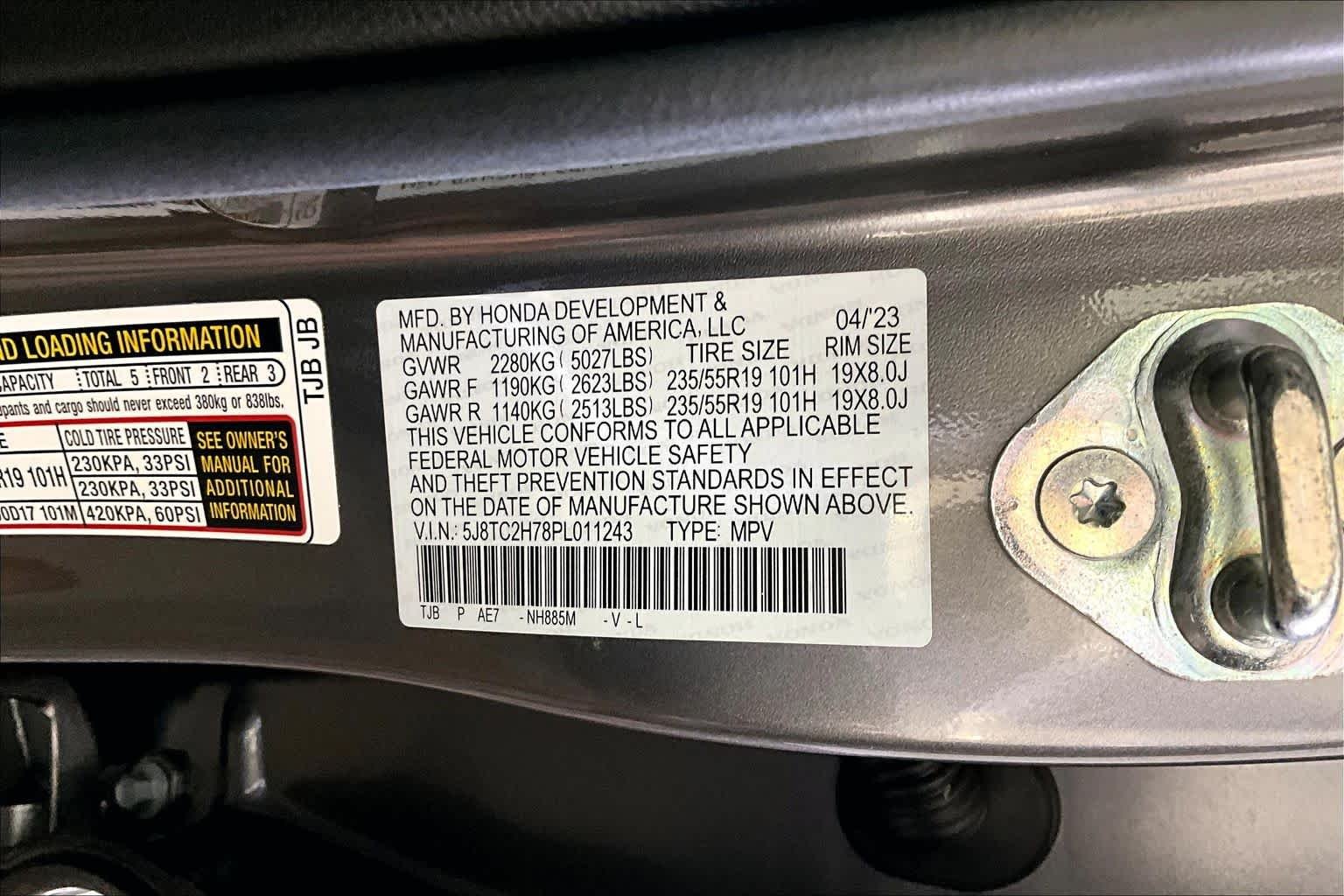 Certified Used 2023 Liquid Carbon Metallic Acura With Advance Package image 34