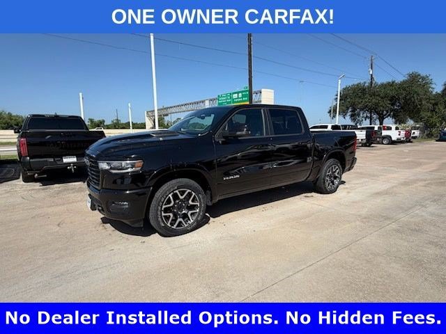 Used 2025 Diamond Black Crystal Pearlcoat Ram Laramie image 4