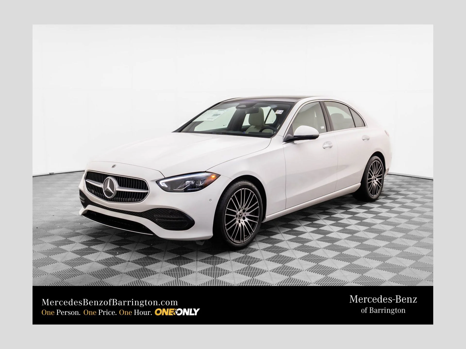 New 2026 White Mercedes-Benz C 300 image 1