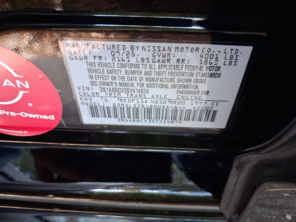 Used 2025 Black Nissan SV image 30
