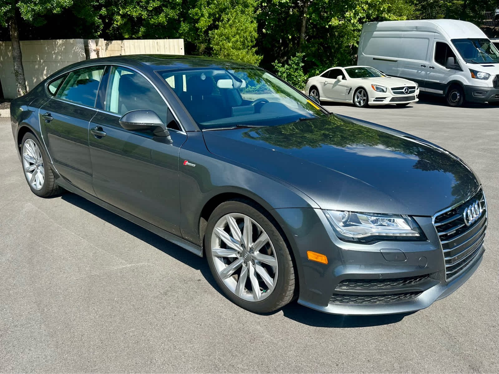 Used 2014 Daytona Gray Pearl Effect Audi 3.0 Prestige image 3